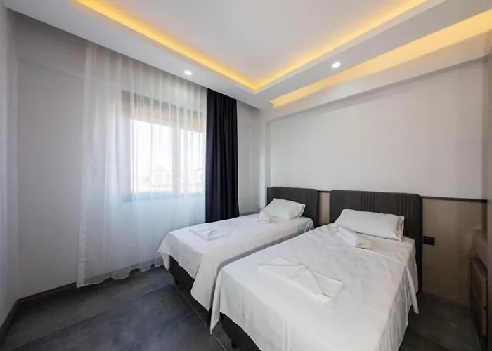 Dorado No 12 Iki Tek Yatakli Havuz Manzarali Aksu (Antalya)