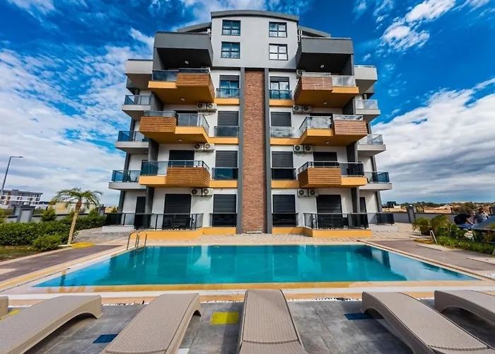 Dorado No 12 Iki Tek Yatakli Havuz Manzarali Apartment