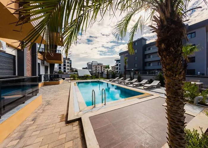 Apartment Dorado No 12 Iki Tek Yatakli Havuz Manzarali Aksu (Antalya)